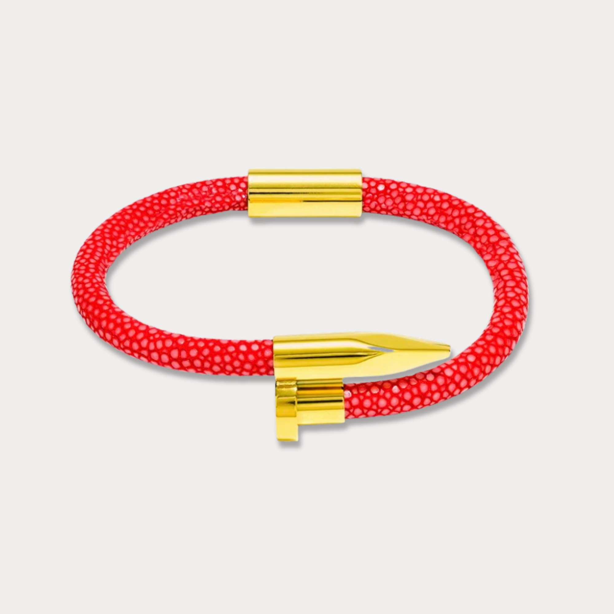 18K Gold Bellas Stingray Obsession Nail™ - Italian Red