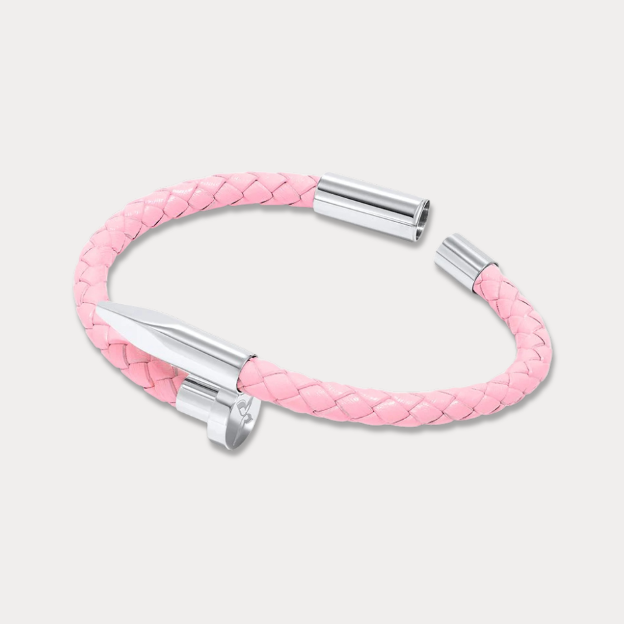 Bellas Braided Obsession Nail™ - Coco White Rhodium