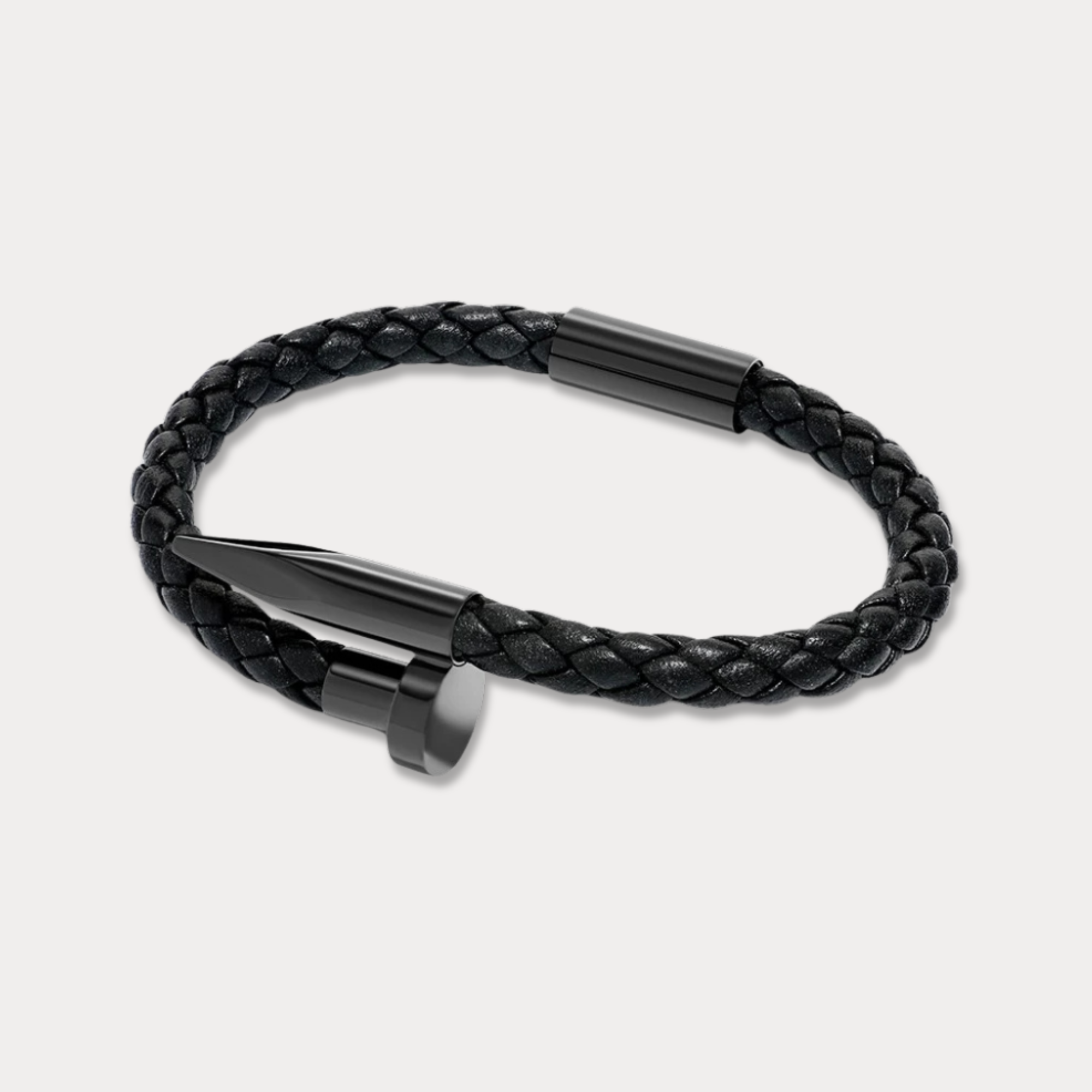 Bellas Braided Obsession Nail™ - Melaina Black Titanium