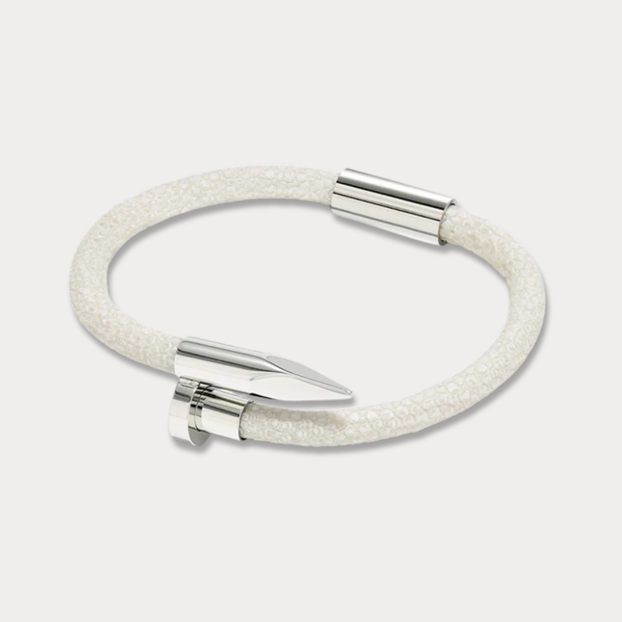 Bellas Stingray Obsession Nailβ’- Pearl White Rhodium