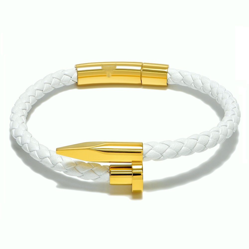 Studz Braided Obsession Nail™ - 18K Gold – White Sea