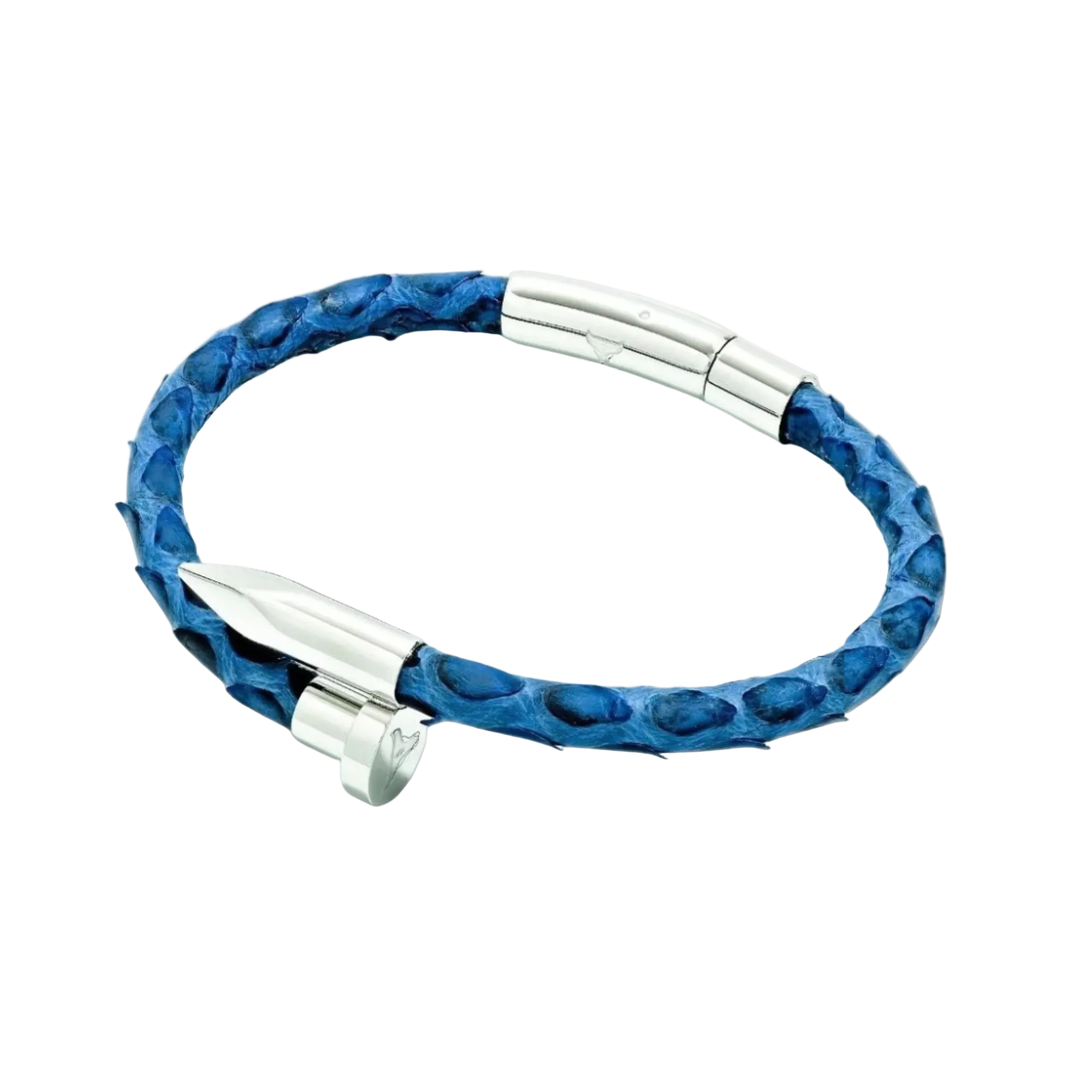 Studz Python Obsession Nail™ - Blue Jeans White Rhodium