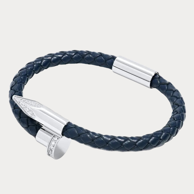 Bellas Braided Obsession Nailβ’ - Adriana White Rhodium & White Gems