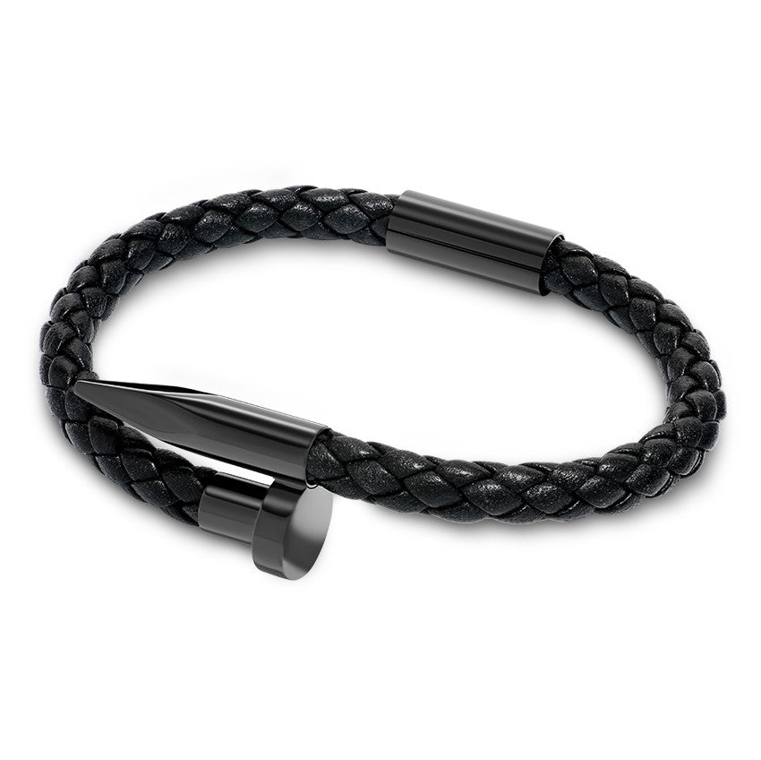 Bellas Braided Obsession Nail™ - Melaina Black Titanium