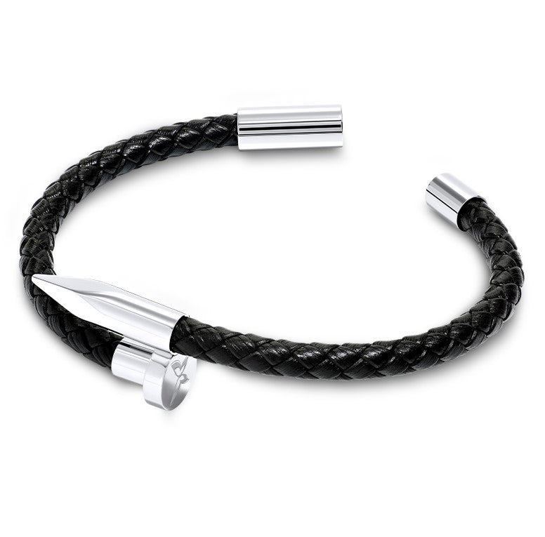 Bellas Braided Obsession Nail™ - Melaina White Rhodium