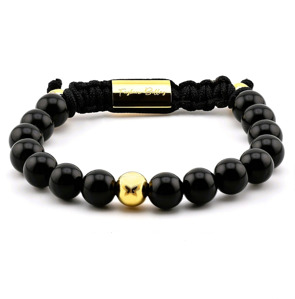 Bellas_Gilded_Bead_Bolo_-_Onyx_18k_Gold_with_One_Bead 2