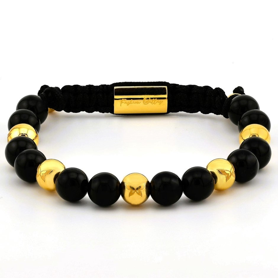 Bellas_Gilded_Bead_Bolo_Onyx_18k_Gold_with_Five_Bead 2