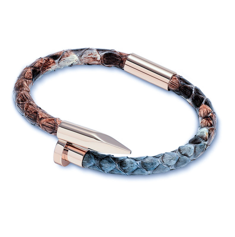 Bellas Python Obsession Nail™ - Montana White Rhodium