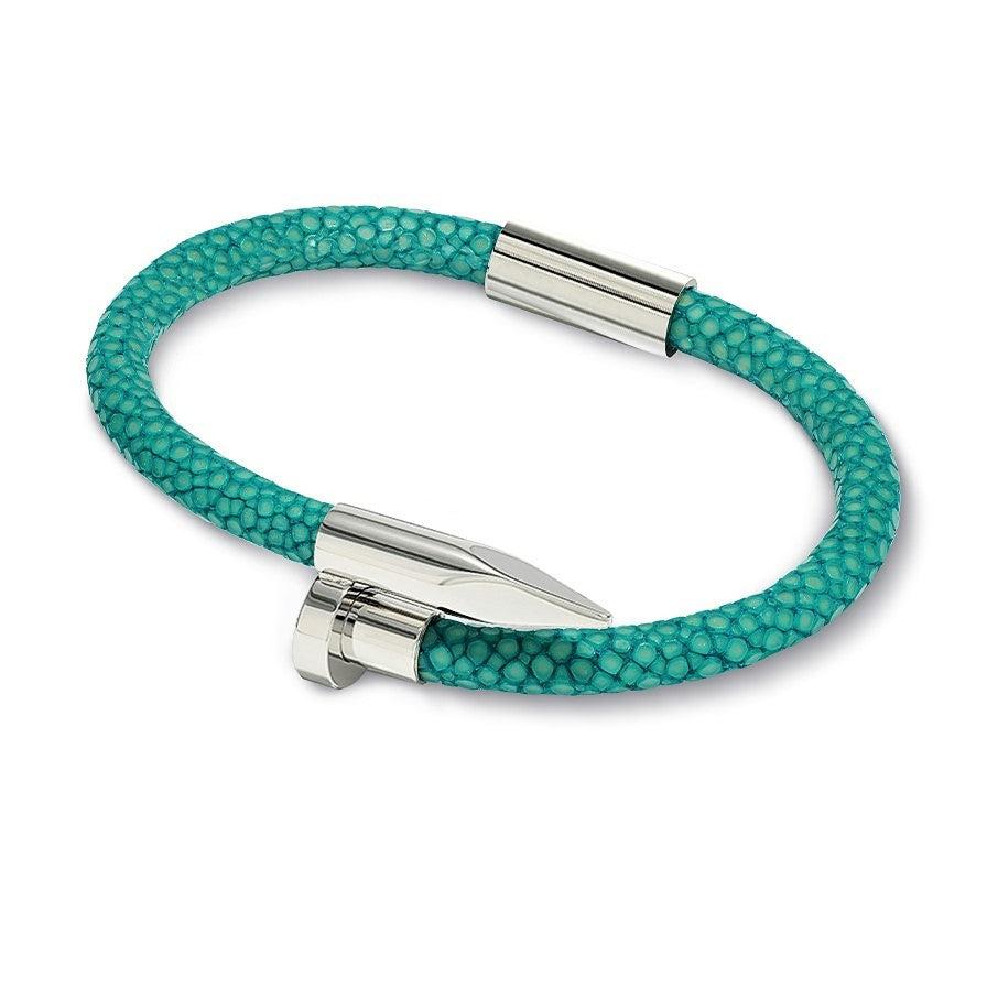 Bellas Stingray Obsession Nail™ - Blue Lagoon White Rhodium