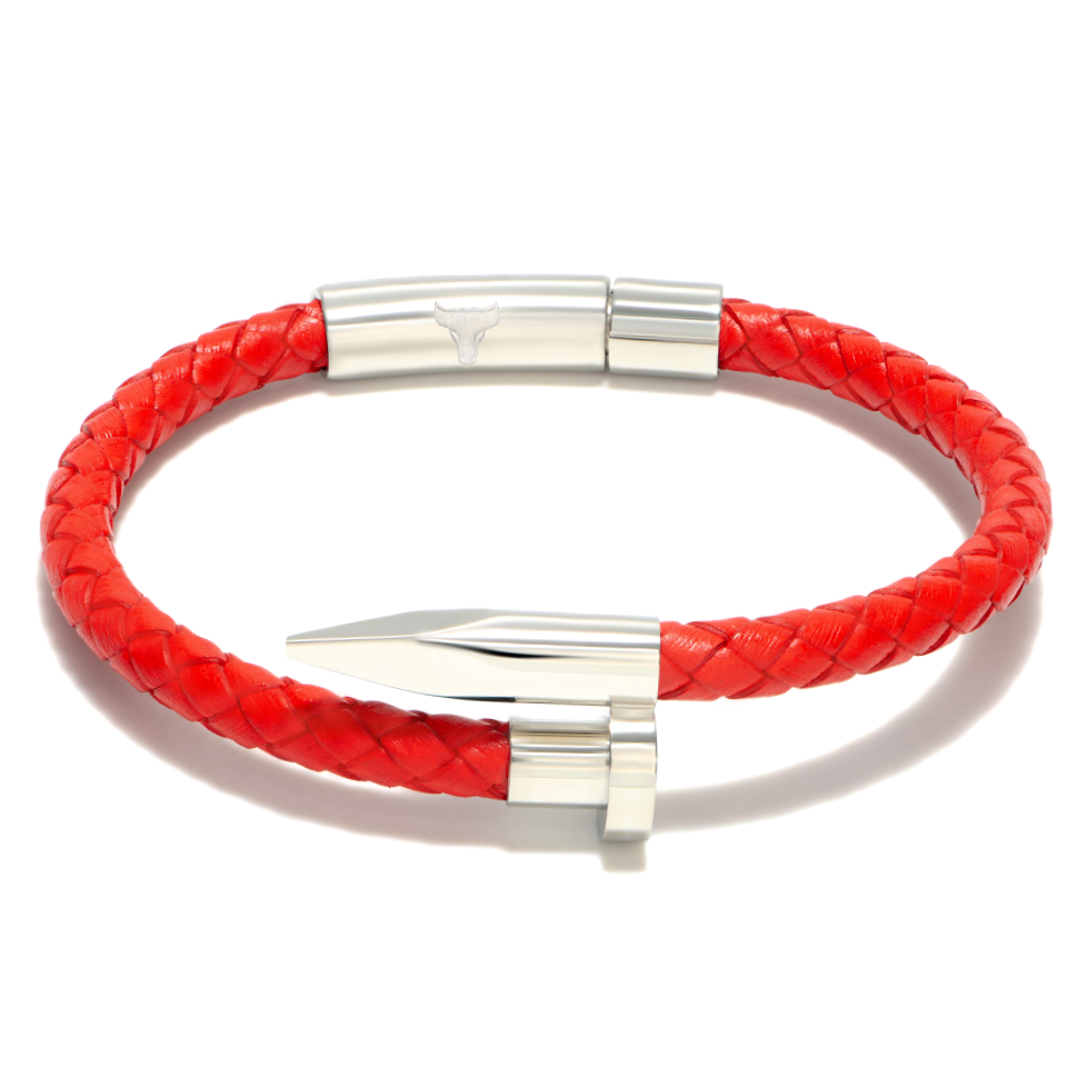 Studz Braided Obsession Nail™ - Enzo White Rhodium & White Gems 2