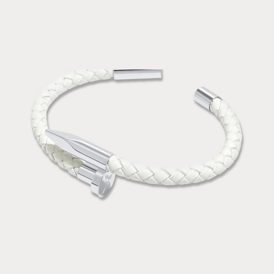 Bellas Braided Obsession Nail™ - Angel White Rhodium