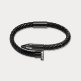 Bellas Braided Obsession Nail™ - Melaina Black Titanium & White Gems