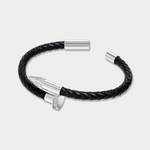 Bellas Braided Obsession Nail™ - Melaina White Rhodium & White Gems
