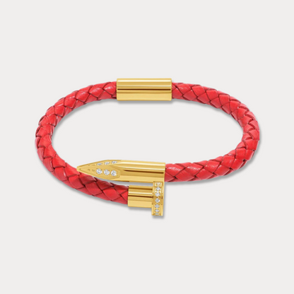 Bellas Braided Obsession Nail™ -Valentina 18K Gold white gems 