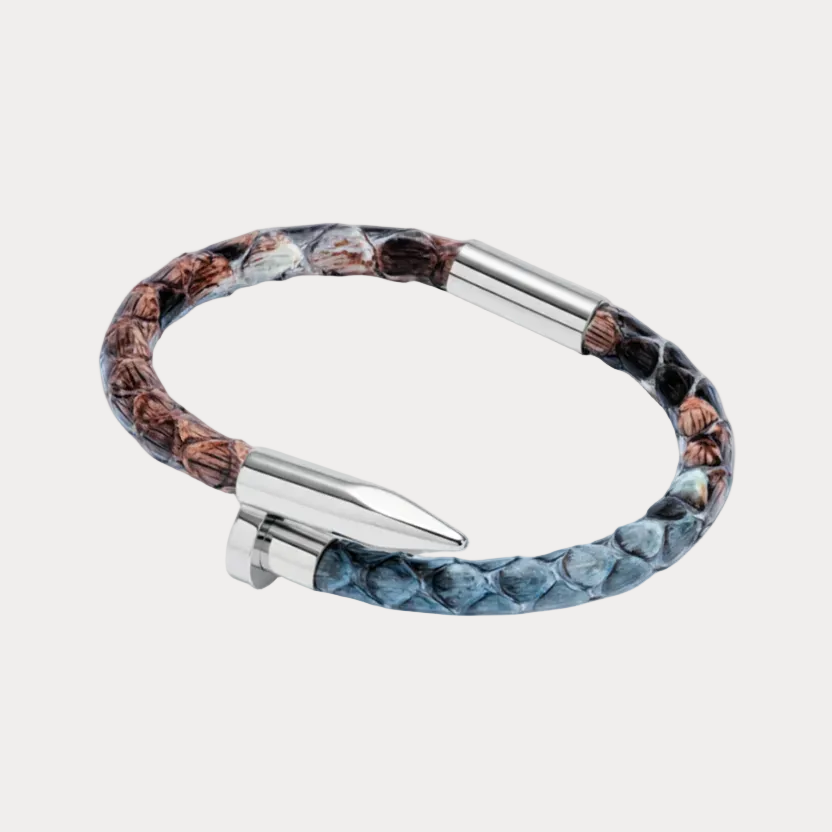 Bellas Python Obsession Nail™ - Montana White Rhodium