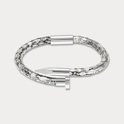 Bellas Python Obsession Nail™ - White Rhodium