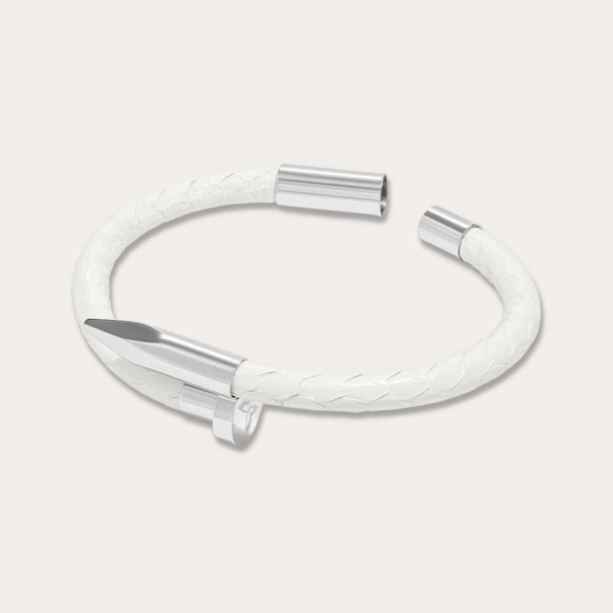 Bellas Python Obsession Nail™ - White Rhodium