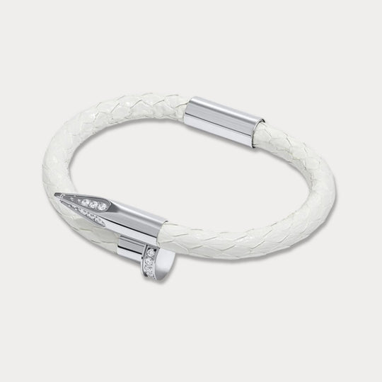 Bellas Python Obsession Nail™ - White Rhodium