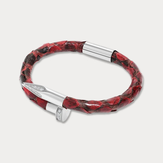 Bellas Python Obsession Nail™ - White Rhodium