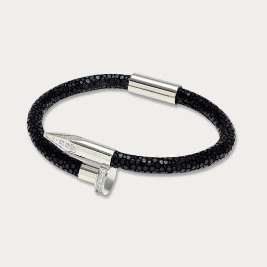 Bellas Stingray Obsession Nail™ - Star Night White_Rhodium_White-Gems