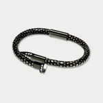 Bellas Teju Obsession Nail™ - Cleopatra Black Titanium & White Gems
