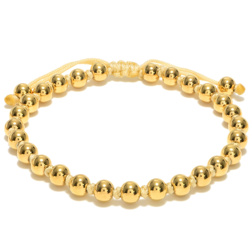 Studz Gilded Bead Bolo - Black Titanium PVD – Gold