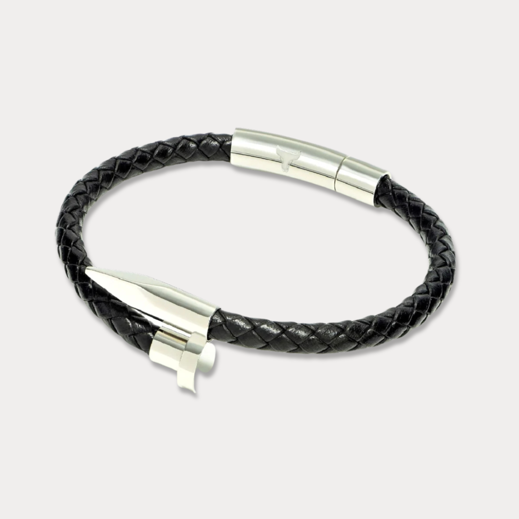 Studz Braided Obsession Nail™ - Osiris - White Rhodium