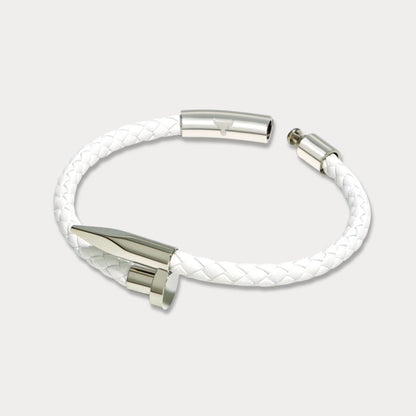 Studz Braided Obsession Nail™ - White Rhodium