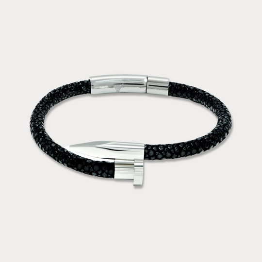 Studz Stingray Obsession Nail™ - Black Sea White Rhodium