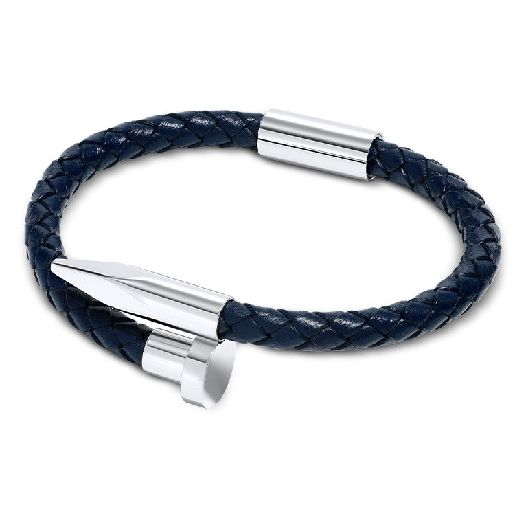 Bellas Braided Obsession Nail™ - Adriana White Rhodium
