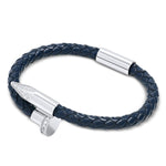 Bellas Braided Obsession Nail™ - Adriana White Rhodium & White Gems
