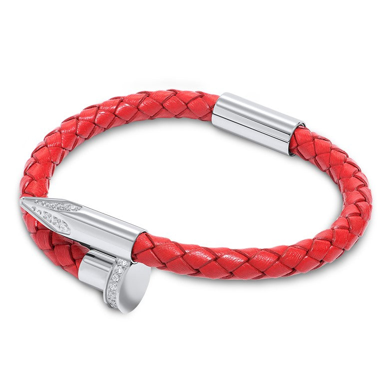 Bellas Braided Obsession Nail™ - Valentina White Rhodium 3