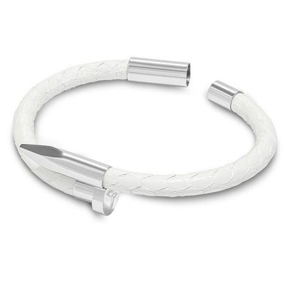 Bellas Python Obsession Nail™ - Athena White Rhodium
