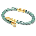 Bellas Python Obsession Nail™ - Aurora 18K Gold & White Gems 2