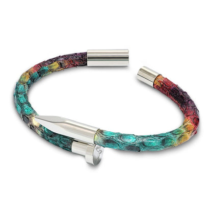 Bellas Python Obsession Nail™ - Miami White Rhodium 2