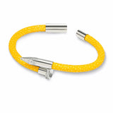 Bellas Stingray Obsession Nail™ - Canary Yellow White Rhodium & White Gems