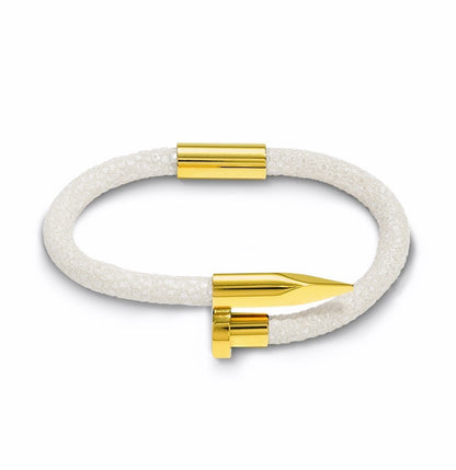 Bellas Stingray Obsession Nail™- Pearl White 18K Gold 