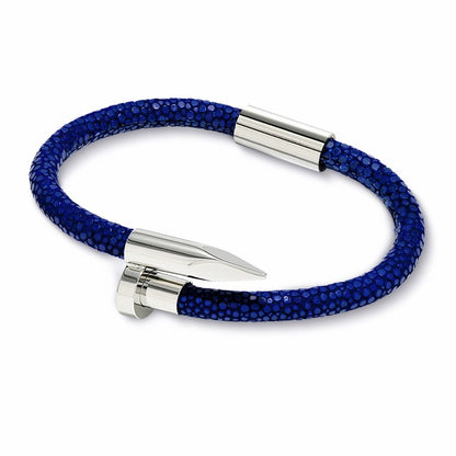 Bellas Stingray Obsession Nail™ - Royal Blue- White Rhodium 