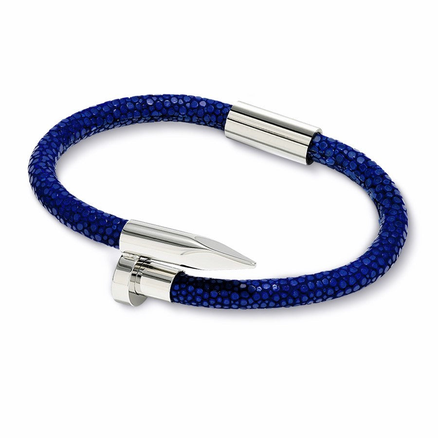 Bellas Stingray Obsession Nail™ - Royal Blue- White Rhodium 