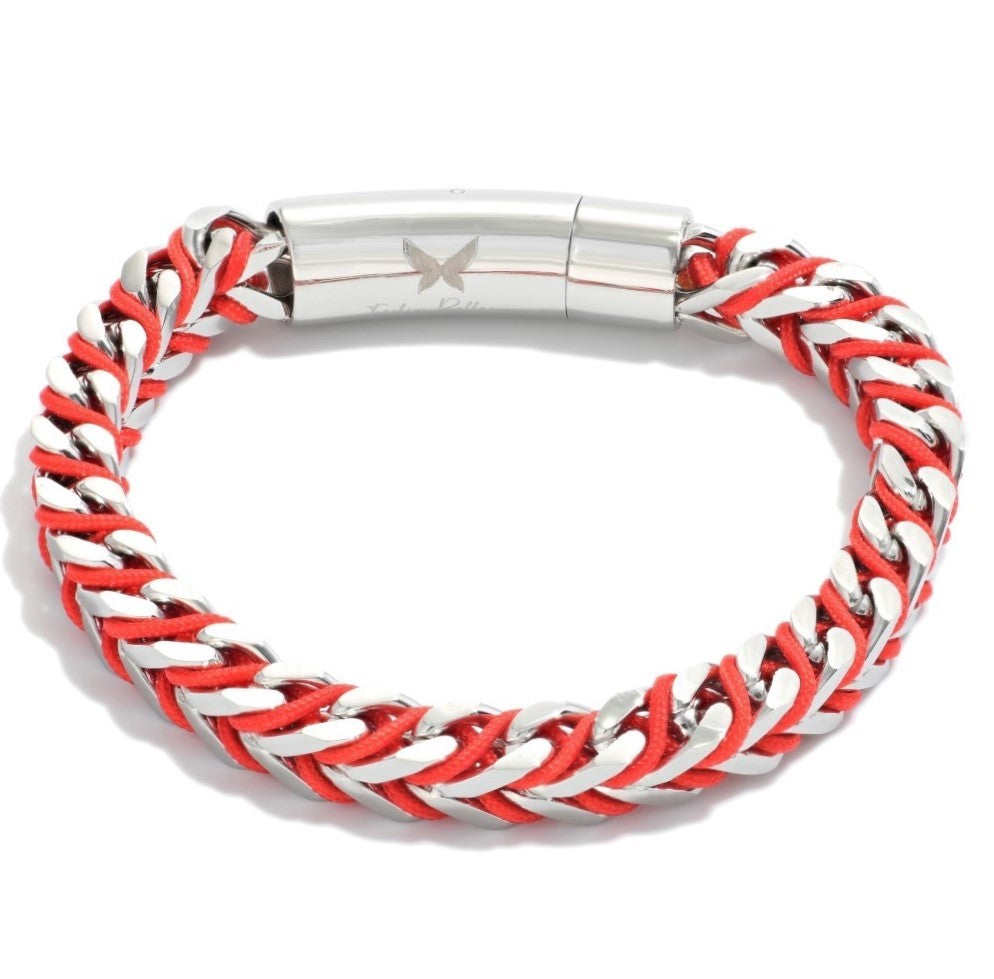 Bellas Trends Bracelet™ - Scarlet White Rhodium
