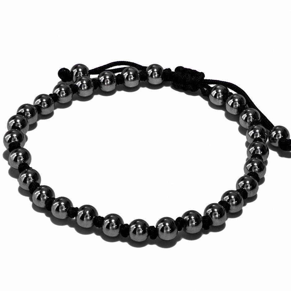 Studz Gilded Bead Bolo - Knotted Black Cord