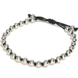 Studz Gilded Bead Bolo - Knotted Black Cord