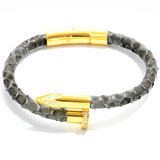 Studz Python Obsession Nail™ - Fifty Shades 18K Gold White Gems
